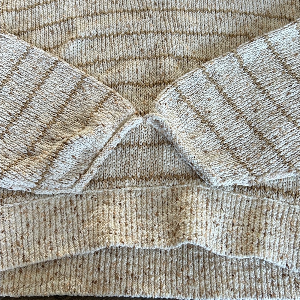 FREE PEOPLE Starlit striped sweater *beige/oatmeal* - Picture 11 of 14